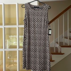 Womens Tommy Hilfiger business casual navy blue sleeveless dress Size 8 NWT